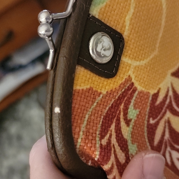 SPARTINA 449 Linen Twist Pouch Wallet like - Picture 5 of 9